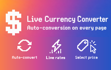 Live Currency Converter promotional artwork